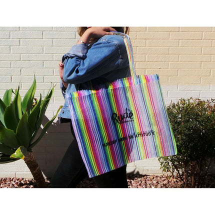 Rude Cosmetics Rude Rainbow Shopping Bag - Large