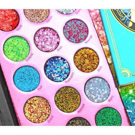 Rude Cosmetics Sin of Glittony Glitter Palette