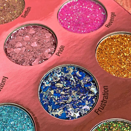 Rude Cosmetics Sin of Glittony Glitter Palette