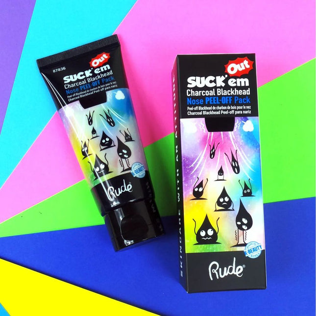 Rude Cosmetics Suck'em Out Charcoal Blackhead Nose Pack