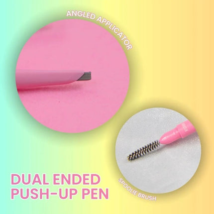 Rude Cosmetics Ultimate Brow Artist Push-Up Slanted Pencil & Brush