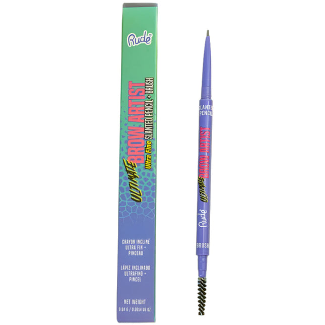 Rude Cosmetics Ultimate Brow Artist Ultra Fine Slanted Pencil & Brush