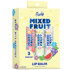 Rude Cosmetics Mixed Fruit Lip Balm Trio - Refreshing Set
