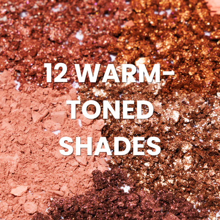 Rude Cosmetics The Roaring 20's 12 Color Eyeshadow Palette - Soubrette