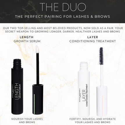 Sarah Maxwell Beauty THE DUO - The Perfect Pairing for Lashes & Brows