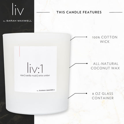 Sarah Maxwell Beauty liv:1 - Scented Candle