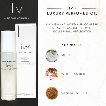 Sarah Maxwell Beauty liv:3 Luxury Perfumed Oil