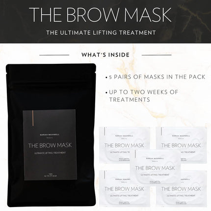 Sarah Maxwell Beauty The Brow Mask - Hydrogel Mask