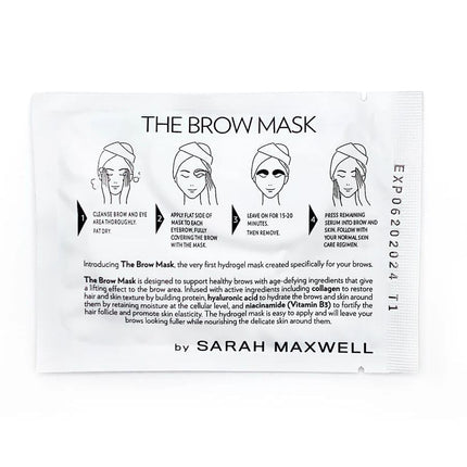 Sarah Maxwell Beauty The Brow Mask - Hydrogel Mask