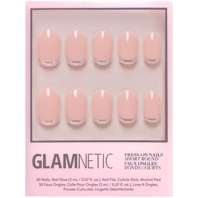 Glamnetic Silver Belle Press On Nails