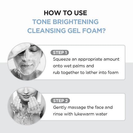 SKIN1004 Tone Brightening Cleansing Gel Foam