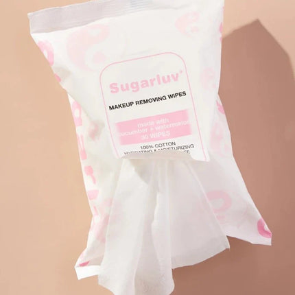 Sugarluv Micellar Water Facial Cleansing Wipes infused with Watermelon & Cucumber extracts 30ct 4