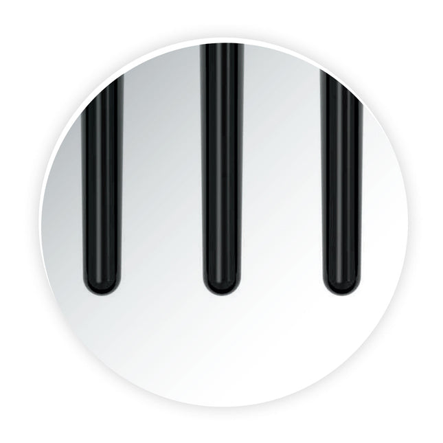 Olivia Garden CarbonLite Combs - Wide Tooth with Handle