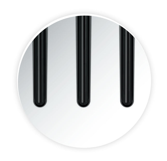 Olivia Garden CarbonLite Combs - Wide Tooth with Handle