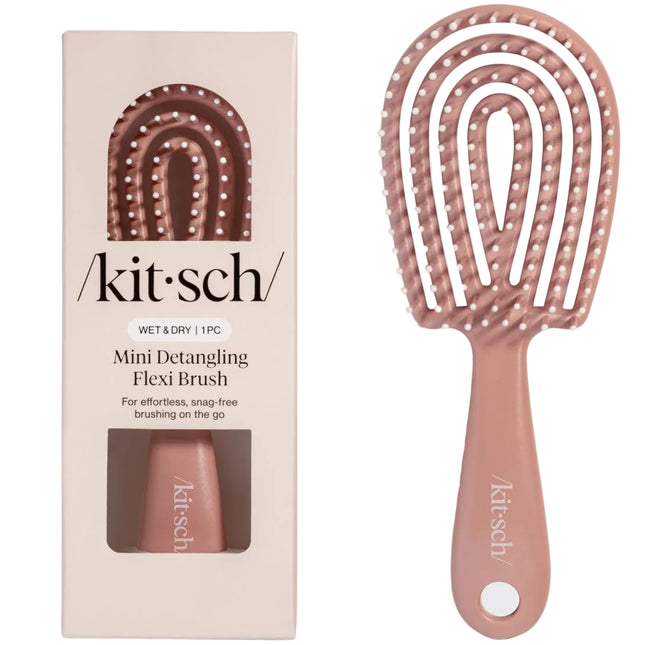 kitsch Terracotta Detangling Flexi Brush - Mini