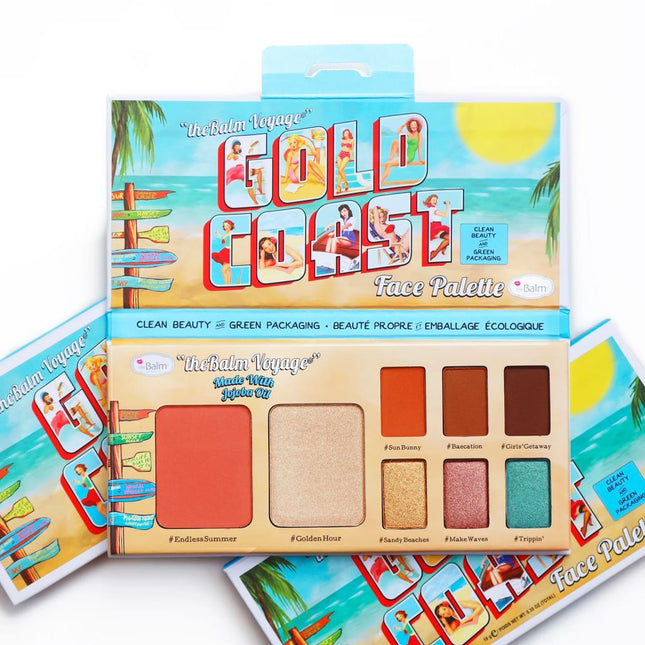 theBalm Gold Coast Face Palette - Model Roz x theBalm