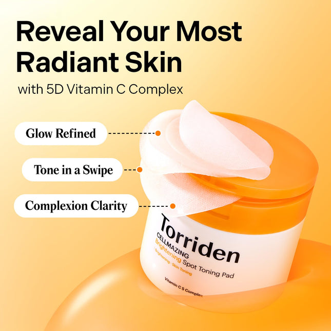 Torriden CELLMAZING Brightening Spot Toning Pads