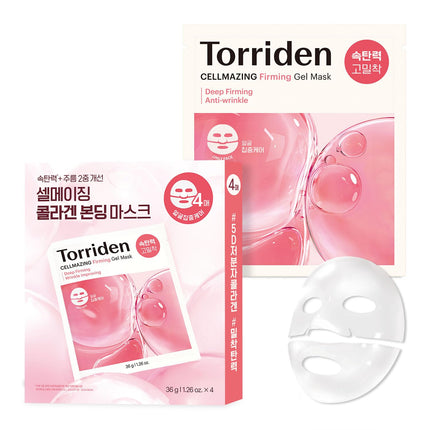 Torriden CELLMAZING Firming Gel Mask (Face Only) (4PCK)