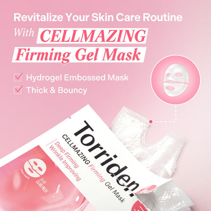Torriden CELLMAZING Firming Gel Mask (Face Only) (4PCK)