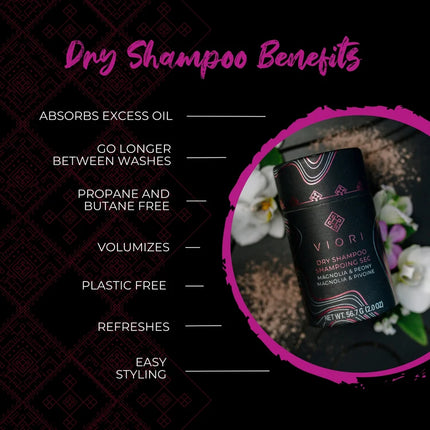 Viori Magnolia & Peony Natural Dry Shampoo