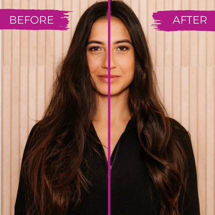 Viori Moisturizing Conditioner Bar - Terrace Garden | For Dry Ends Before & After