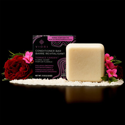 Viori Moisturizing Conditioner Bar - Terrace Garden | For Dry Ends