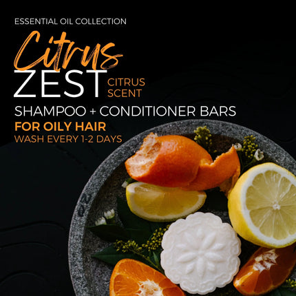 Viori Rice Water Clarifying Conditioner Bar With Essential Oil - Citrus Zest