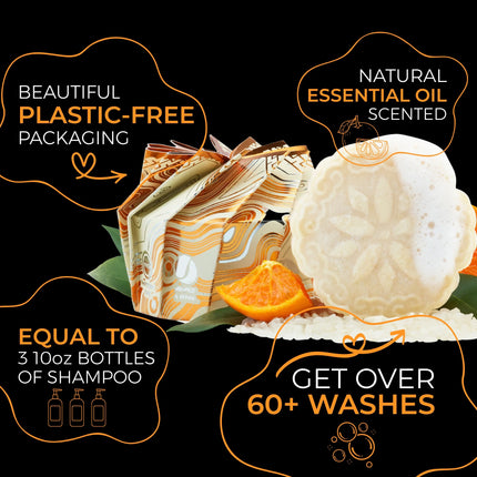 Viori Rice Water Clarifying Shampoo Bar With Essential Oil - Citrus Zest