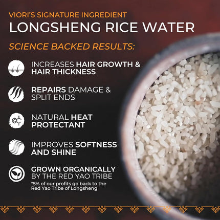 Viori Rice Water Clarifying Shampoo Bar With Essential Oil - Citrus Zest