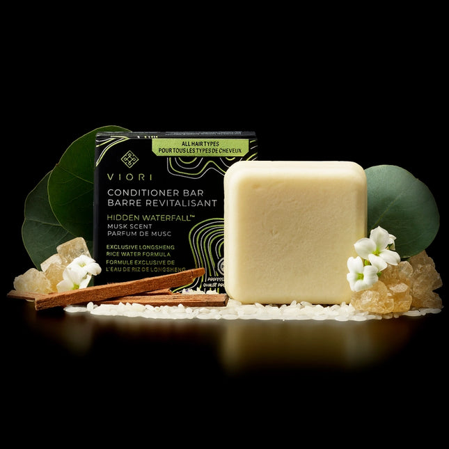 Viori Rice Water Conditioner Bar - Hidden Waterfall | For Hair Growth