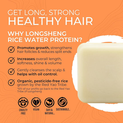 Viori Rice Water Conditioner Bar - Citrus Yao | For Oil Control