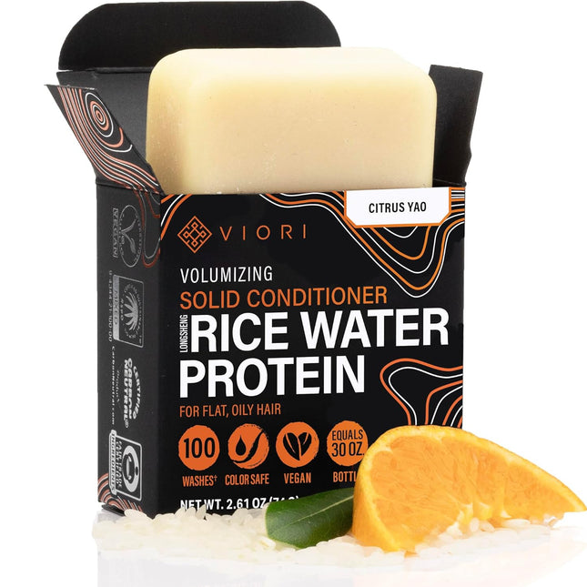 Viori Rice Water Conditioner Bar - Citrus Yao | For Oil Control