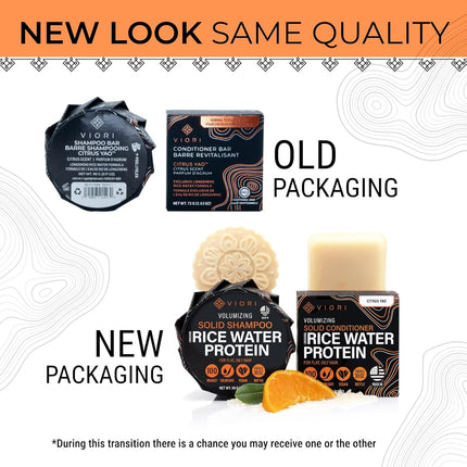 Viori Rice Water Shampoo Bar - Citrus Yao | For Oil Control