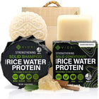 Viori Rice Water Shampoo & Conditioner Bar Set & Bamboo Holder - Hidden Waterfall | For Hair Growth (Copy)