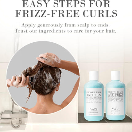 VoCe Smooth Wash Anti Frizz Infused Shampoo