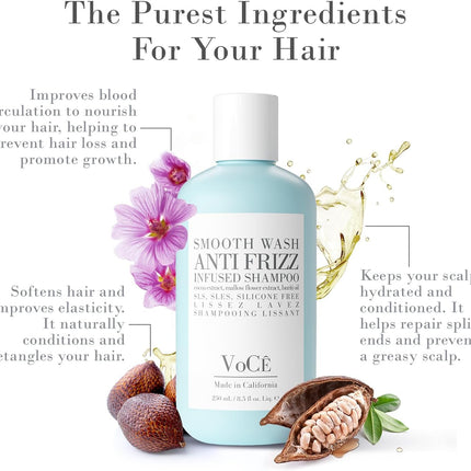VoCe Smooth Wash Anti Frizz Infused Shampoo