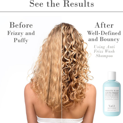 VoCe Smooth Wash Anti Frizz Infused Shampoo