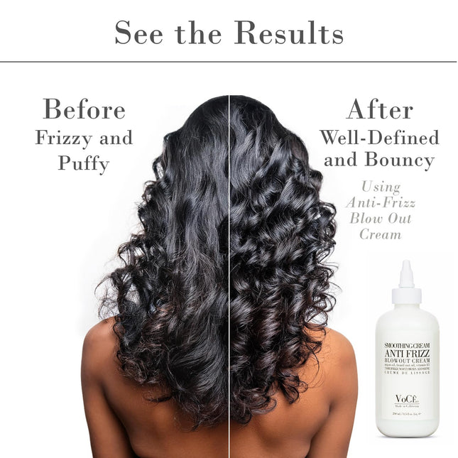 VoCe Smoothing Cream - Anti Frizz Blowout Cream