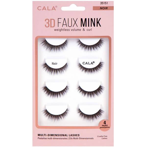 3D FAUX MINK LASHES: NOIR 4 PACK ITEM 35151