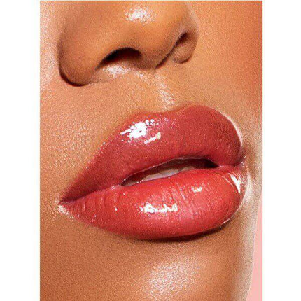 Absolute New York Lip Plump High-Shine Gloss  Cherry Swatch