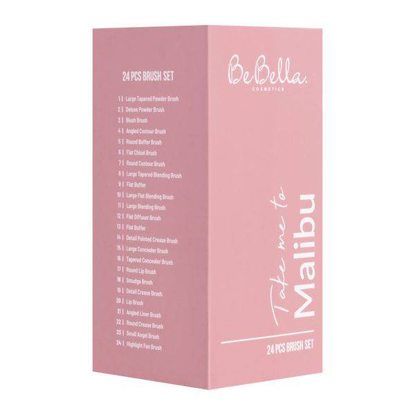 BeBella Cosmetics Take Me To Malibu Brush Set
