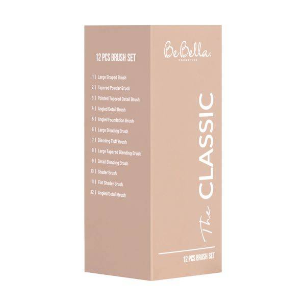 BeBella Cosmetics The Classics 12PC Brush Set