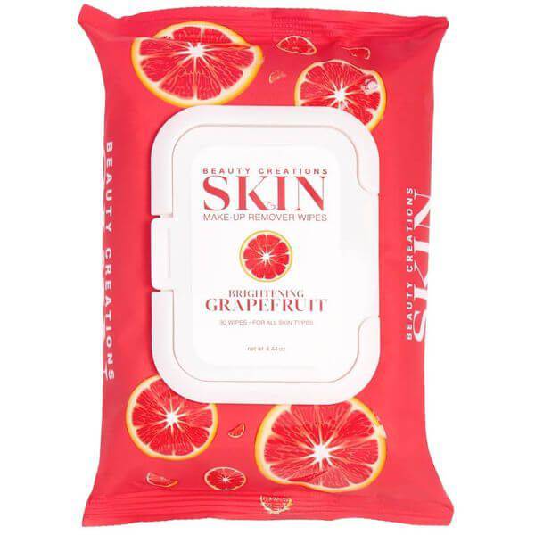 Beauty Creations Grapefruit Brightening Makeup Remover Wipes