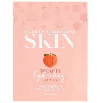 Beauty Creations Peach Hydrating Face Mask