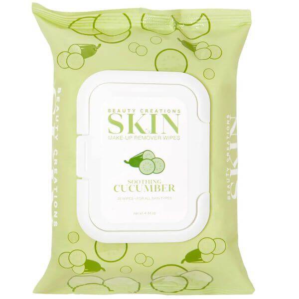 Beauty Creations Cucumber Soothing Makeup Remover Wipes