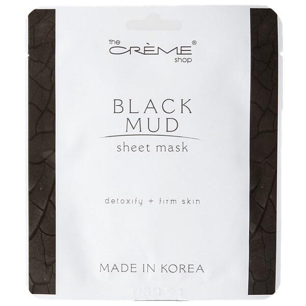 black-mud-sheet-mask-creme-shop-Face-mask