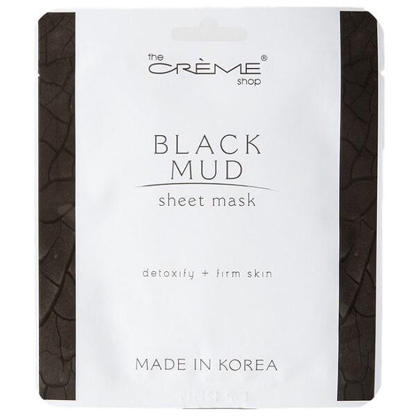 black-mud-sheet-mask-creme-shop-face-mask