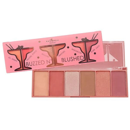 Italia Deluxe® Buzzed N' Blushed Highlighter Palette - HB Beauty Bar