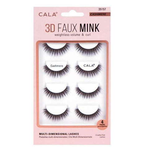 Cala 3D Faux Mink Lashes Sassy - 4 Pack