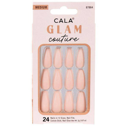 CALA Glam Couture Matte Nude Press On Nails 29090